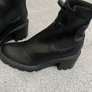 Pleather boots